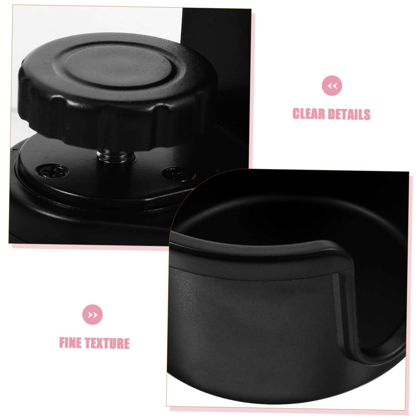 GLEAVI 5piezas Soporte De Bebidas Abrazadera Giratoria Para Mesa Soporte De Taza y Botella De Escritorio Para Oficina y Hogar