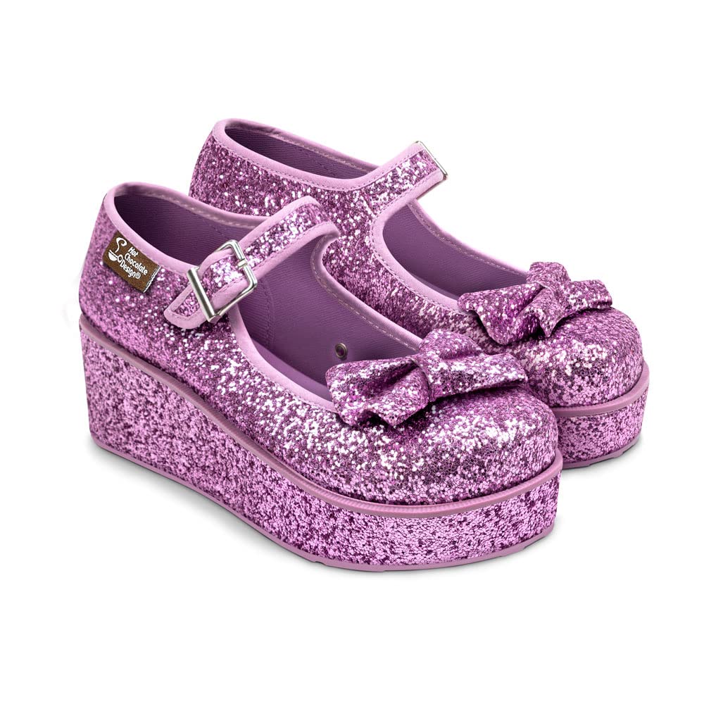 Hot Chocolate Design Chocolaticas Funky Canvas Women's Mary Jane Flat Shoes — view 68