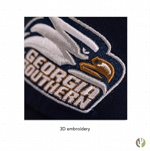 Miniatura 5 de Desert Cactus Georgia Southern University - Gorra de béisbol GSU Eagles Brimmed Embroirderd, correa de tela ajustable para adultos (estilo A) azul,