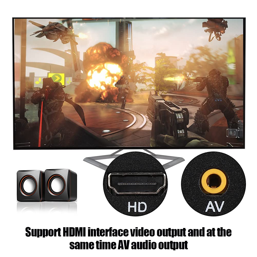 Reproductor Multimedia USB Full HD 4K, Mini Reproductor Multimedia Digital Ultra-HDMI 1080P, Reproductor de Video Clips USB S/SPDIF(EU)