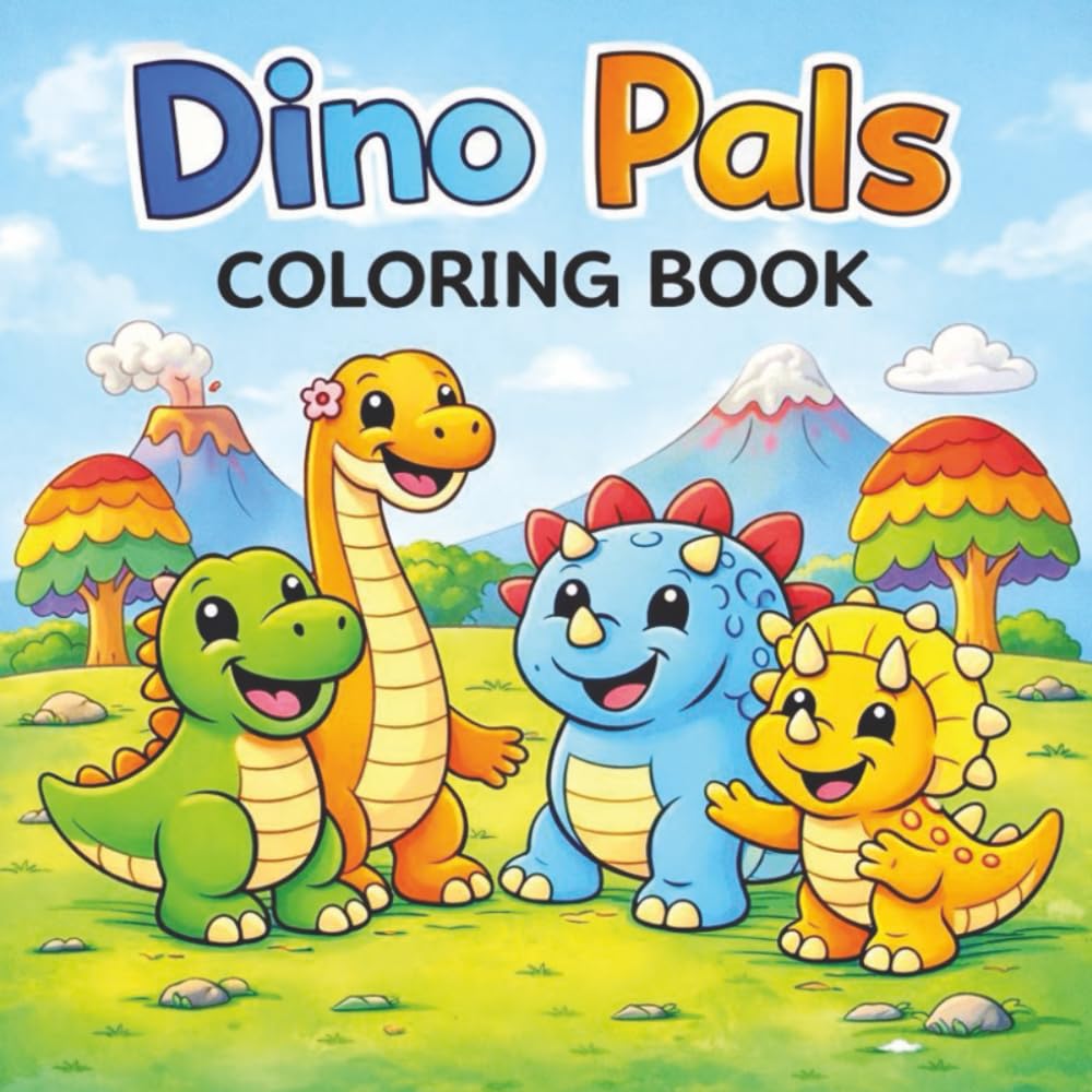 Dino Pals Coloring Book