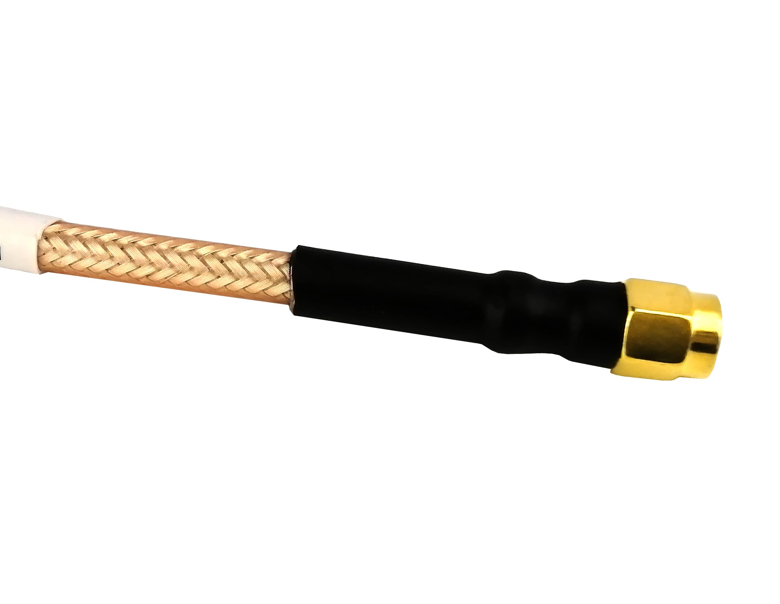 Câble d'extension RG142 – Pigtail coaxial à faible perte for amplificateurs de signal cellulaire, répéteurs WiFi et plus – 50 Ohm, 1 pièce(1ft)