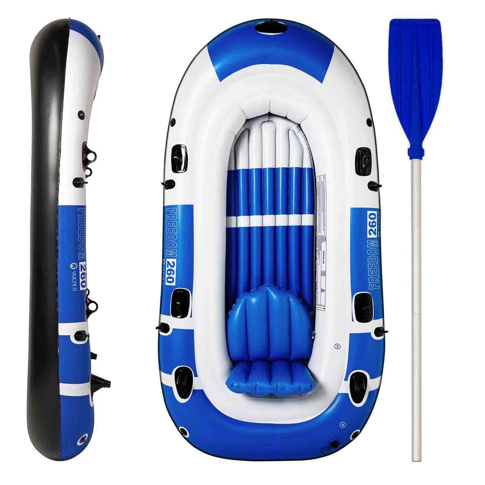 FJAUOQ Bateau Gonflable Bateau en Caoutchouc Bateau De PêChe éPaissi Bateau d'assaut à Fond Dur Kayak Bateau Dur Seule Artisanat AéRoglisseur Sports Nautiques