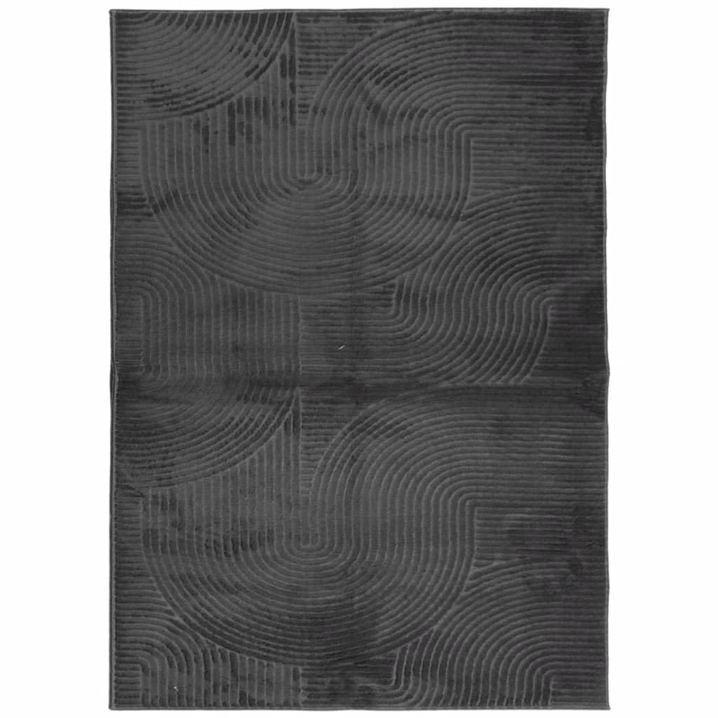 Tapis IZA Poils Courts Style scandinave Anthracite 240x340 cm,Maison & Jardin,Décorations,Tapis,12.95 kg-375432