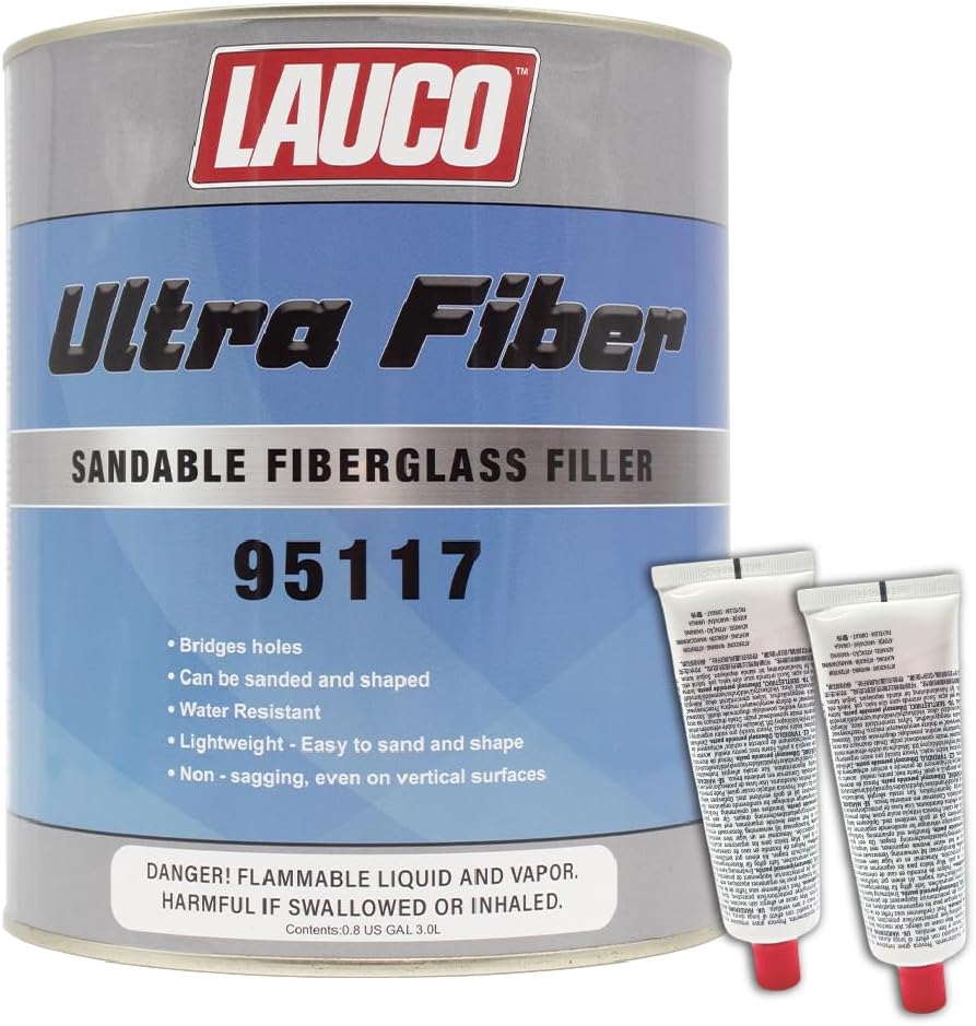 Ultra Fiber Sandable Fiberglass Filler, Bridges Holes