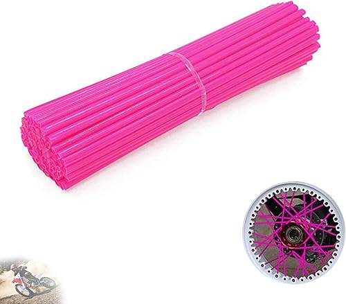 Miniatura 14 de 72 piezas universales de radios para motocicleta, motos de cross, cubierta protectora colorida, cubierta protectora de rueda para Yamaha Kawasaki