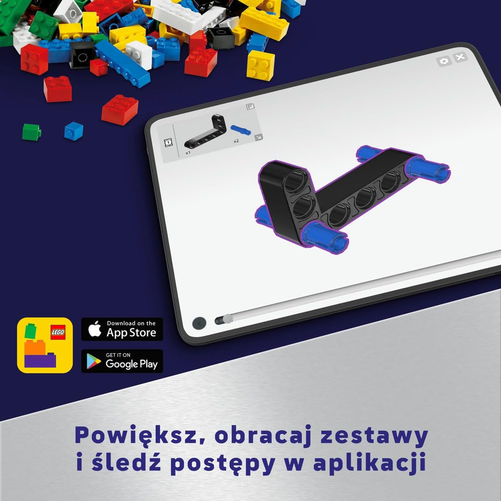 LEGO Technic Planeta Ziemia i Księżyc na orbicie 42179 | Model kosmosu, klocki konstrukcyjne, prezent dla fana techniki, zabawka edukacyjna dla dzieci 10+, 526 elementów