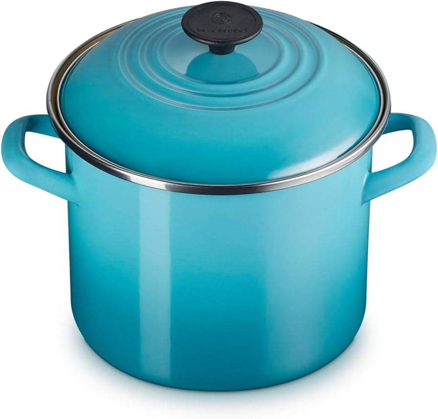 その他家電 Le Creuset Enamel-on-Steel Stockpot, 6-Quart: Caribbean by Le Creuset of America Le Creuset Enamel On Steel Stockpot, 6 qt., Caribbean : Amazon.sg