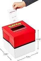 Vista 3 de Hallmark Tarjetas Pokémon para el día de San Valentín y buzón para intercambio de clases escolares para niños