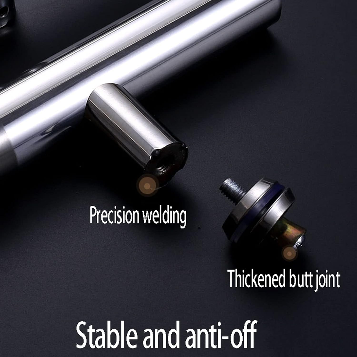 Double Sided Modern Door Handle,Modern Sliding Barn Door Handle Set,Hardware Stainless Steel Door Push Pull Bar Handle,Interior Exterior Glass Wooden Door Handle (L:60cm(23.6in)/30