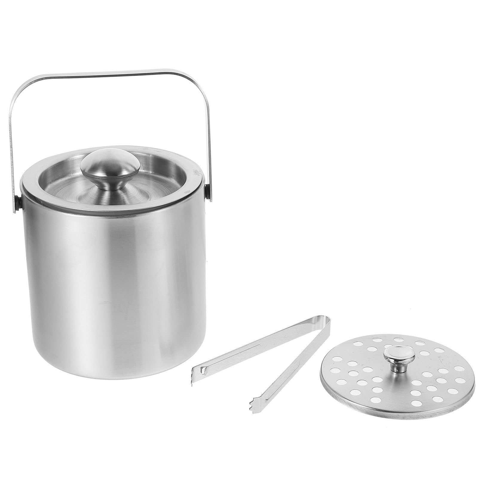 Secchiello per Ghiaccio 1,3l a Doppia Parete in Acciaio Inox