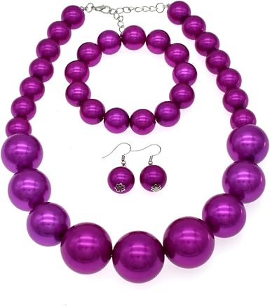 Chunky Pearl Choker Necklace 