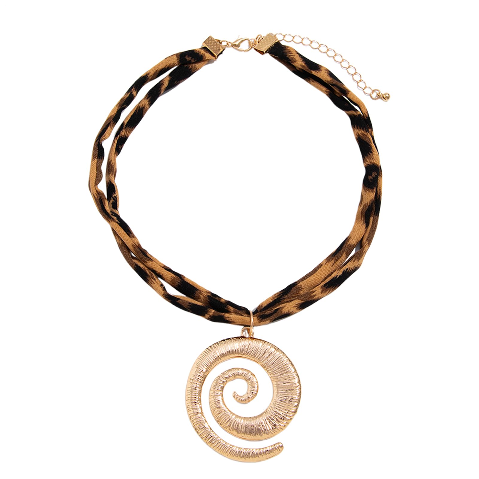 Collares para mujer | Cadena con colgante de concha de estrella de mar - Joyería de moda con estampado de leopardo para mujer, aniversarios, San Valentín, Día de la Madre, Navidad, playa, viajes