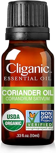 Miniatura 4 de Cliganic Aceite esencial de semilla de cilantro orgánico 100 puro y natural para aromaterapia  Con verificación sin OMG