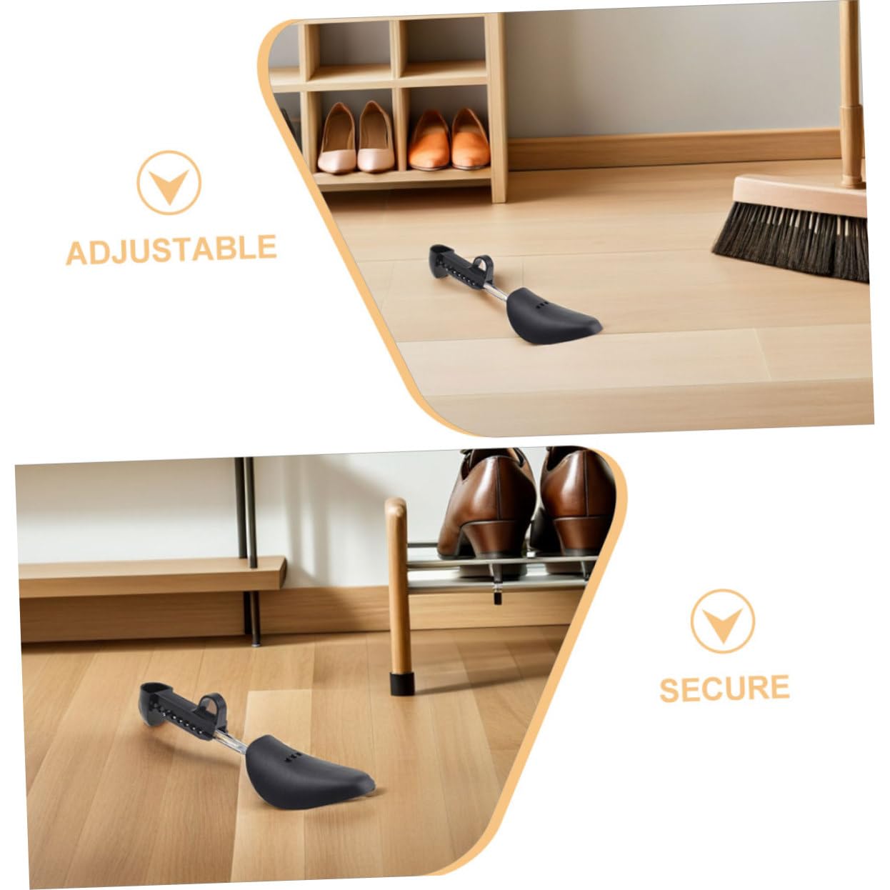 Beaupretty Ajustables de Hormas para Zapatos Moldeadores de Botas y Zapatillas Diseño y Compacto para de Calzado Femenino Preservación contra Deformaciones