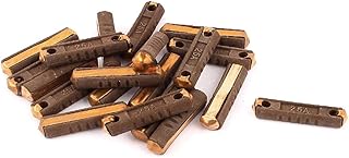 NEW LON0167 20 Pcs DC 32V 25A Low Breaking Capacity 30x6x4.5mm Ceramic Fuses Brown(20 StÃ¼ck DC 32 Î½ 25A Niedrige Schaltleistung 30x6x4.5mm Keramiksicherungen