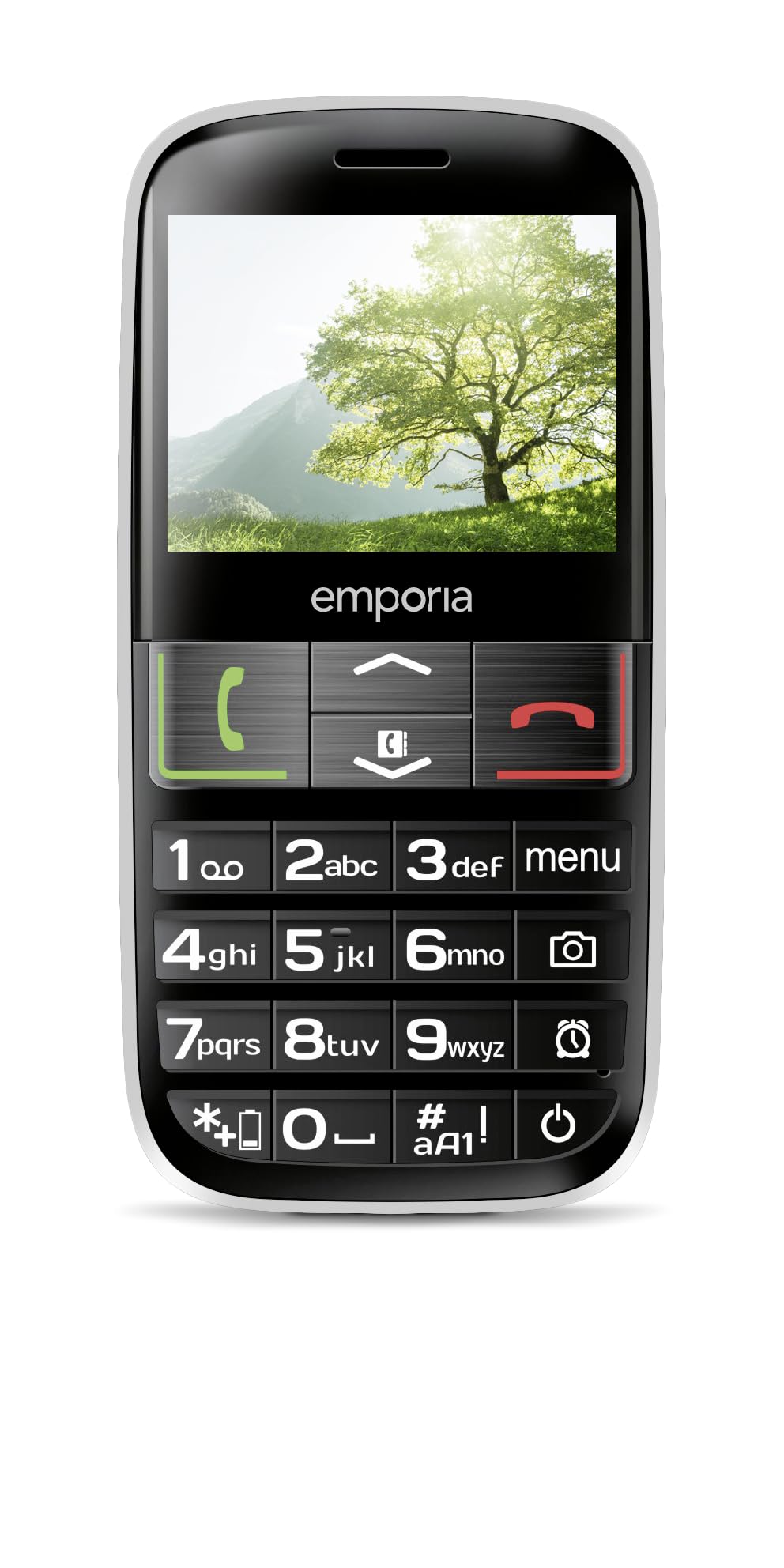 emporiaEuphoria LTE | Seniorenhandy 4G VoLTE | Tastenhandy 4G VoLTE ohne Vertrag | Mobiltelefon mit Notruftaste | 2,3-Zoll-Display | Schwarz