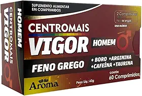 Centro Mais Vigor Homem 60 Comprimidos Suplemento Energético Disposição Treino