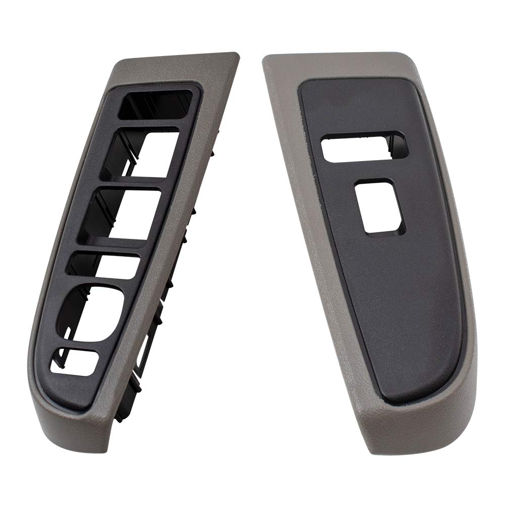 Brock Replacement Set Power Window Switch Medium Gray Trim