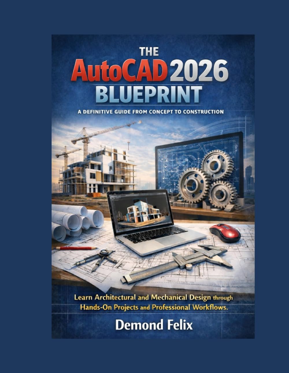 The AutoCAD 2026 Blueprint: A Definitive Guide from Concept to Construction.: Learn Architectural and Mechanical Design through Hands-On Projects and Professional Workflows.
