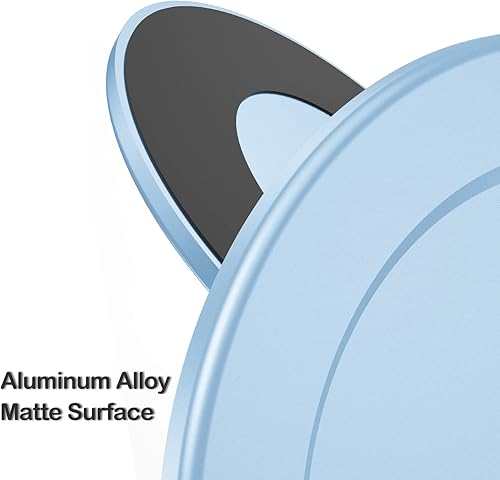 Miniatura 3 de metisinno Base magnética compatible con agarres de teléfono PopSocket y fundas MagSafe para iPhone, azul cielo