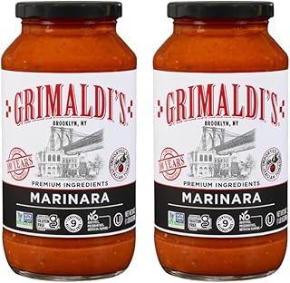 Grimaldi's Marinara Sauce, Pack of 2 | Non-GMO, Gluten-Free, Kosher, Nut...