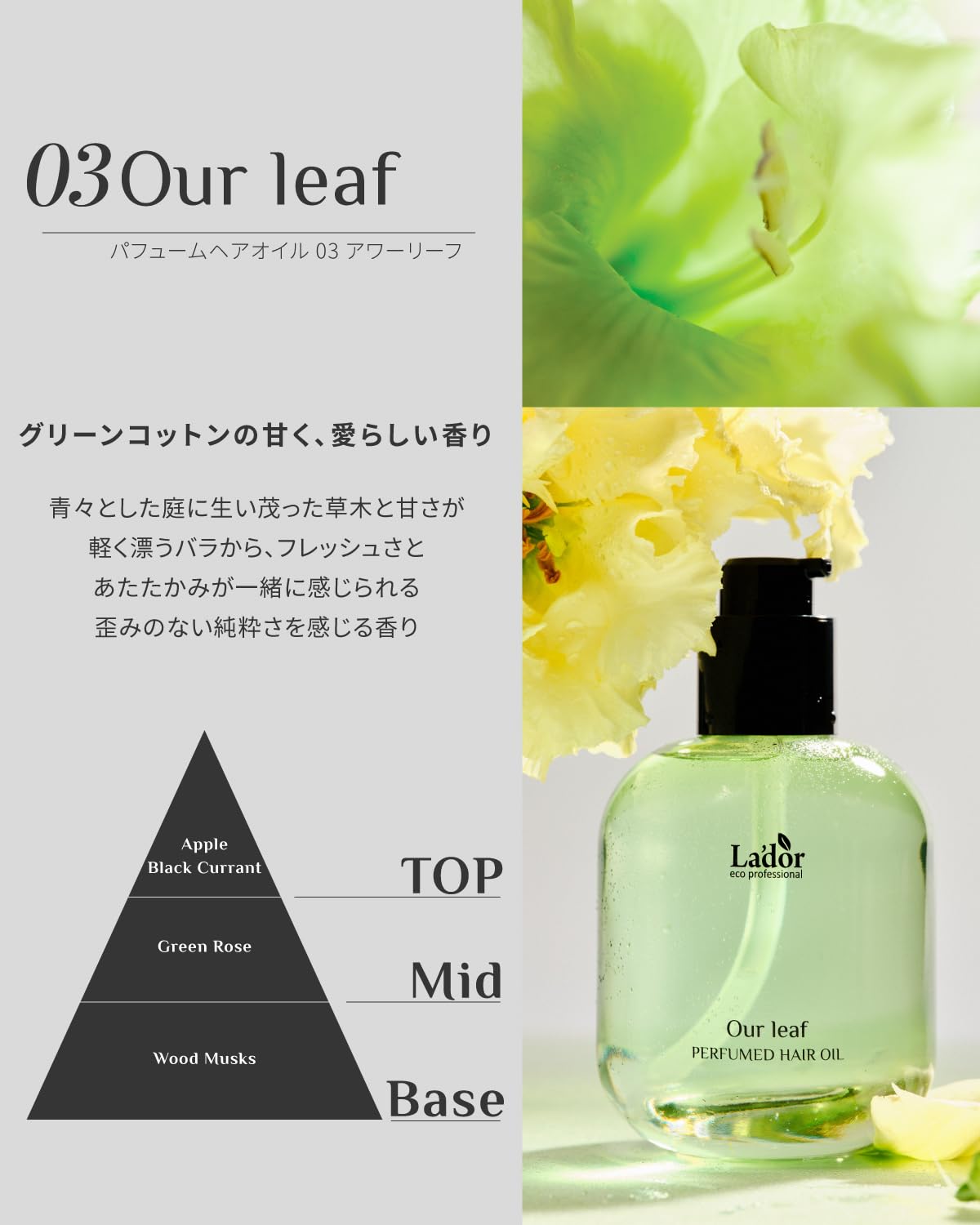 Amazon | LADOR(ラドール) パフュームヘアオイル 韓国コスメ 洗い流さ