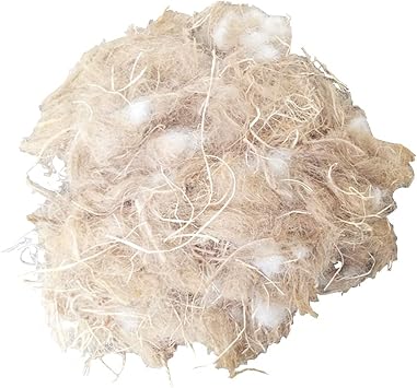 YJJKJ Natural Mixing Nesting Material Pads for Bird Nest, Bird Nest Material, Great for Nest Building and Hideouts, 40g/1.4 oz