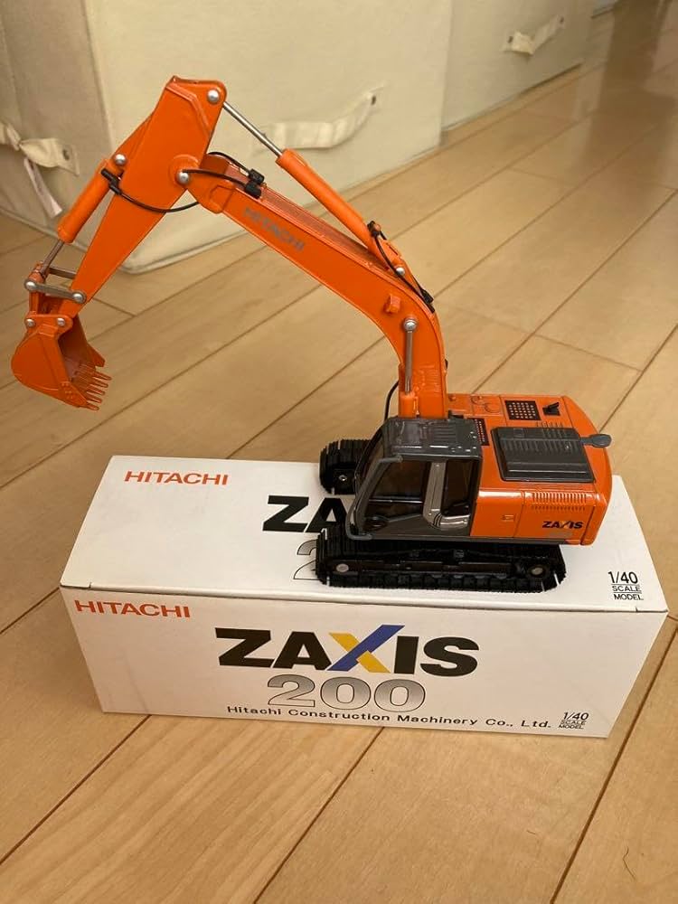 日立 - HITACHI ZAXIS200 1/40 日立建機 ユンボ　重機　ショベル HITACHI 日立建機 ZAXIS200 1/40 ユンボ ショベル 重機 やや傷や