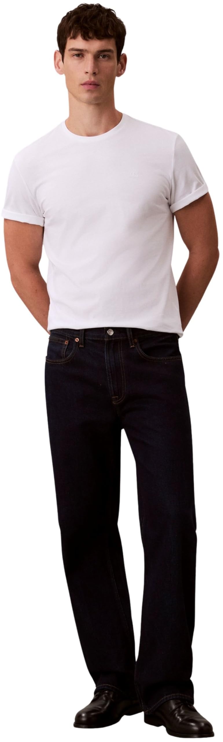 Calvin Klein Classic Monogram Camiseta Manga Corta Hombre Cuello Redondo