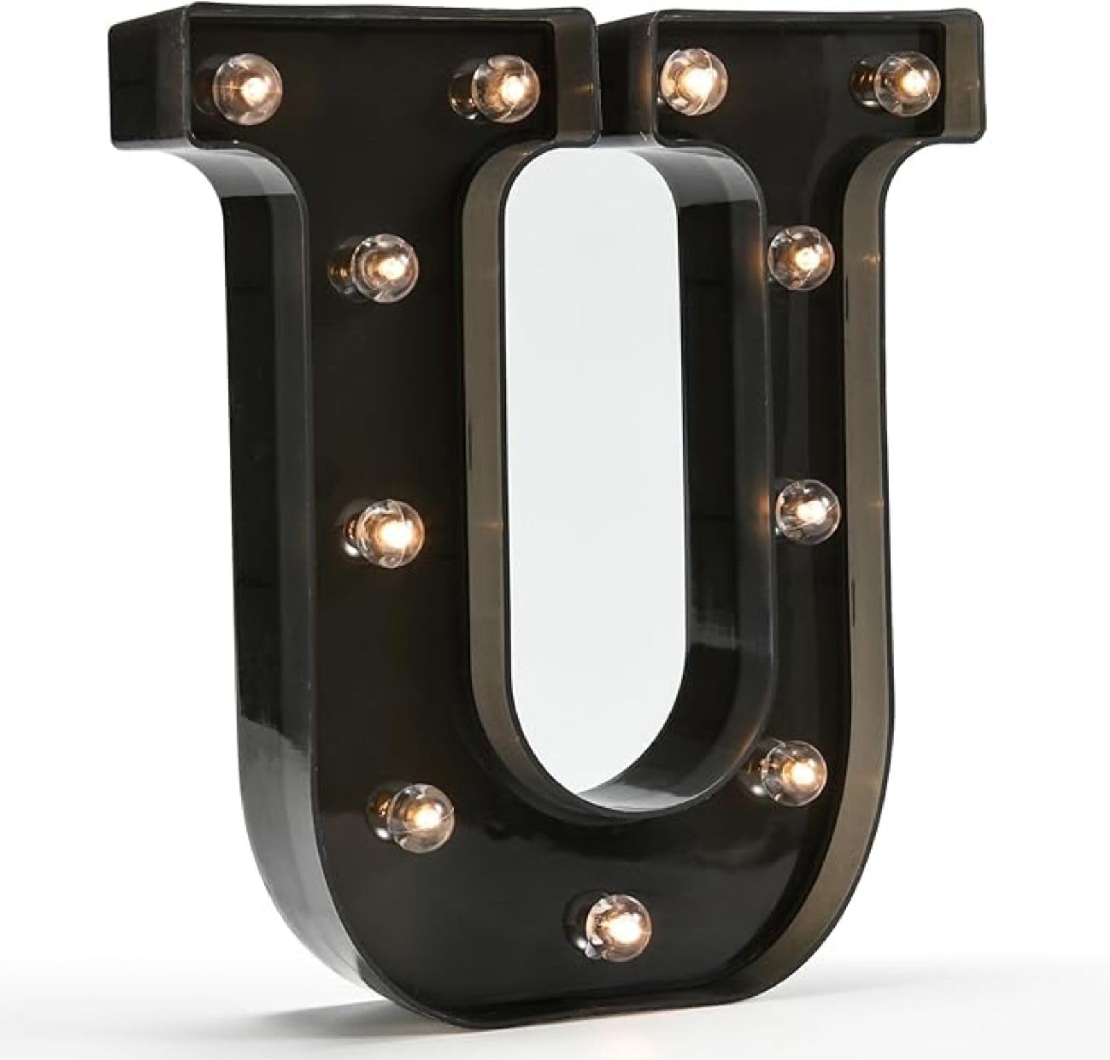 Jemnpela LED Marquee Letter Number Sign Lights Glitter Light Up Alphabet Figure Night Light for Birthday Party Wedding Home Bar Holiday Wall Decoration