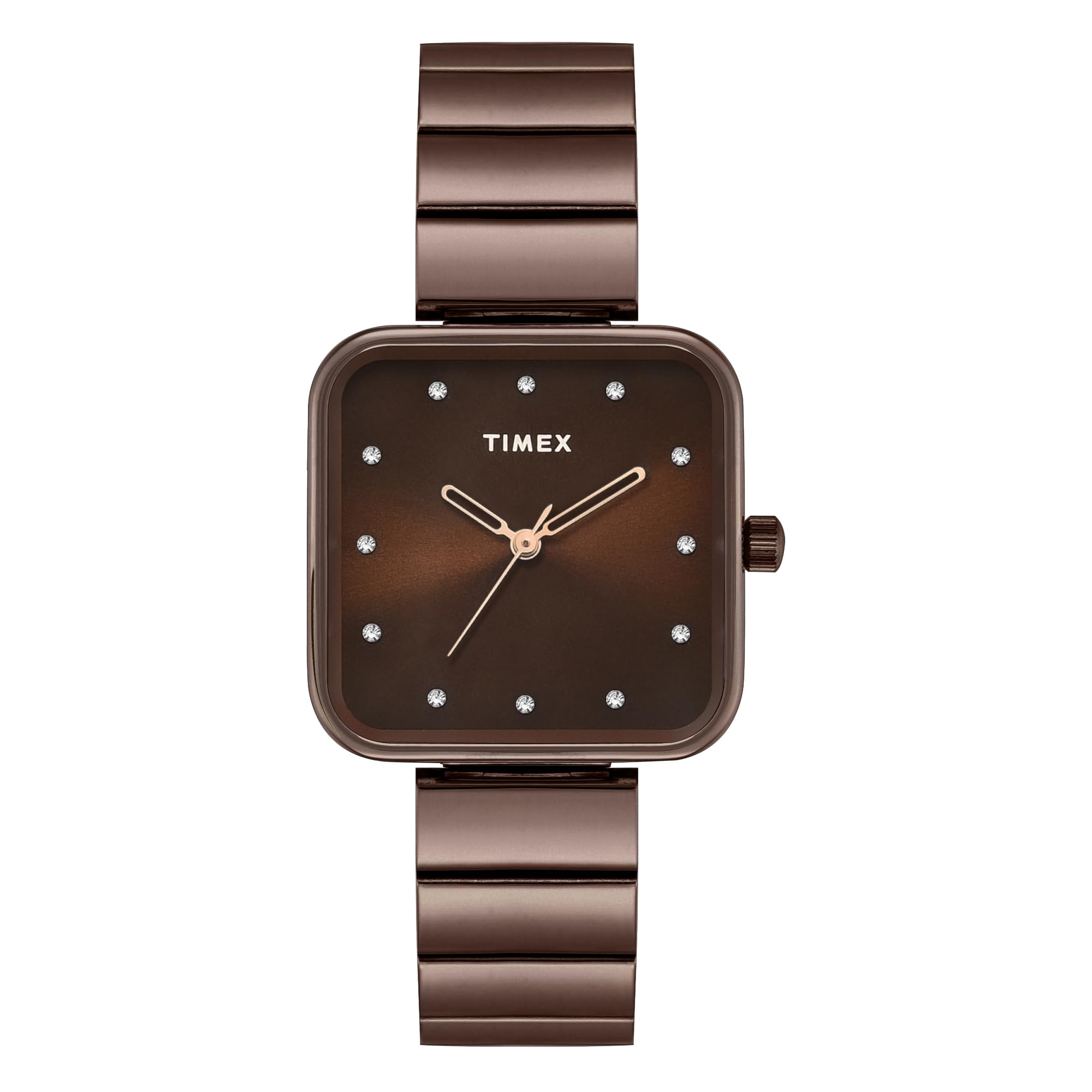 timex Brown Square Dial Analog Women's Watch - TWEL252SMU05-picture-25