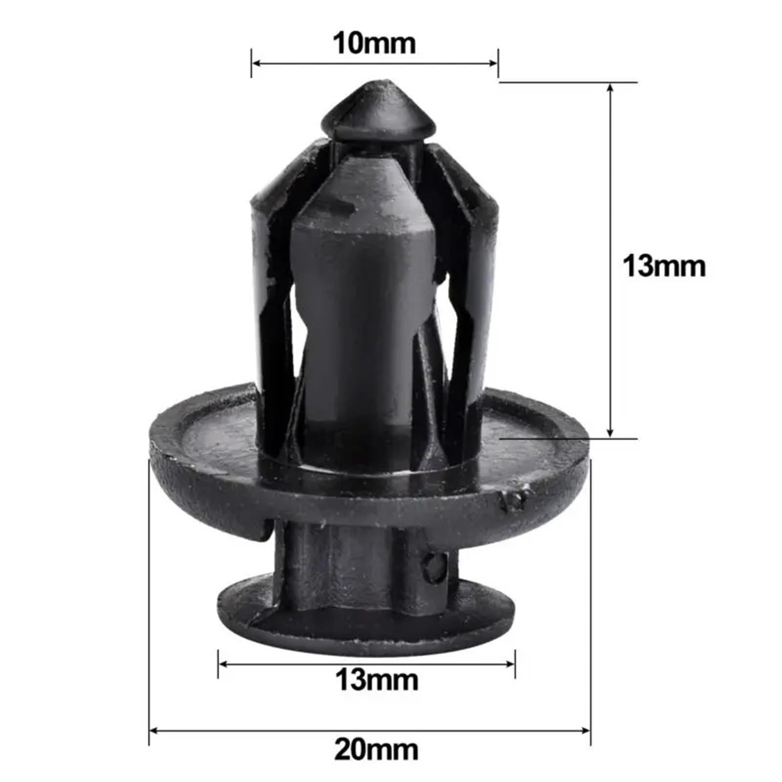 Lantee 20 Pcs Bumper And Wheel Well Liner Push-Type Retainer Clips For Honda & A
