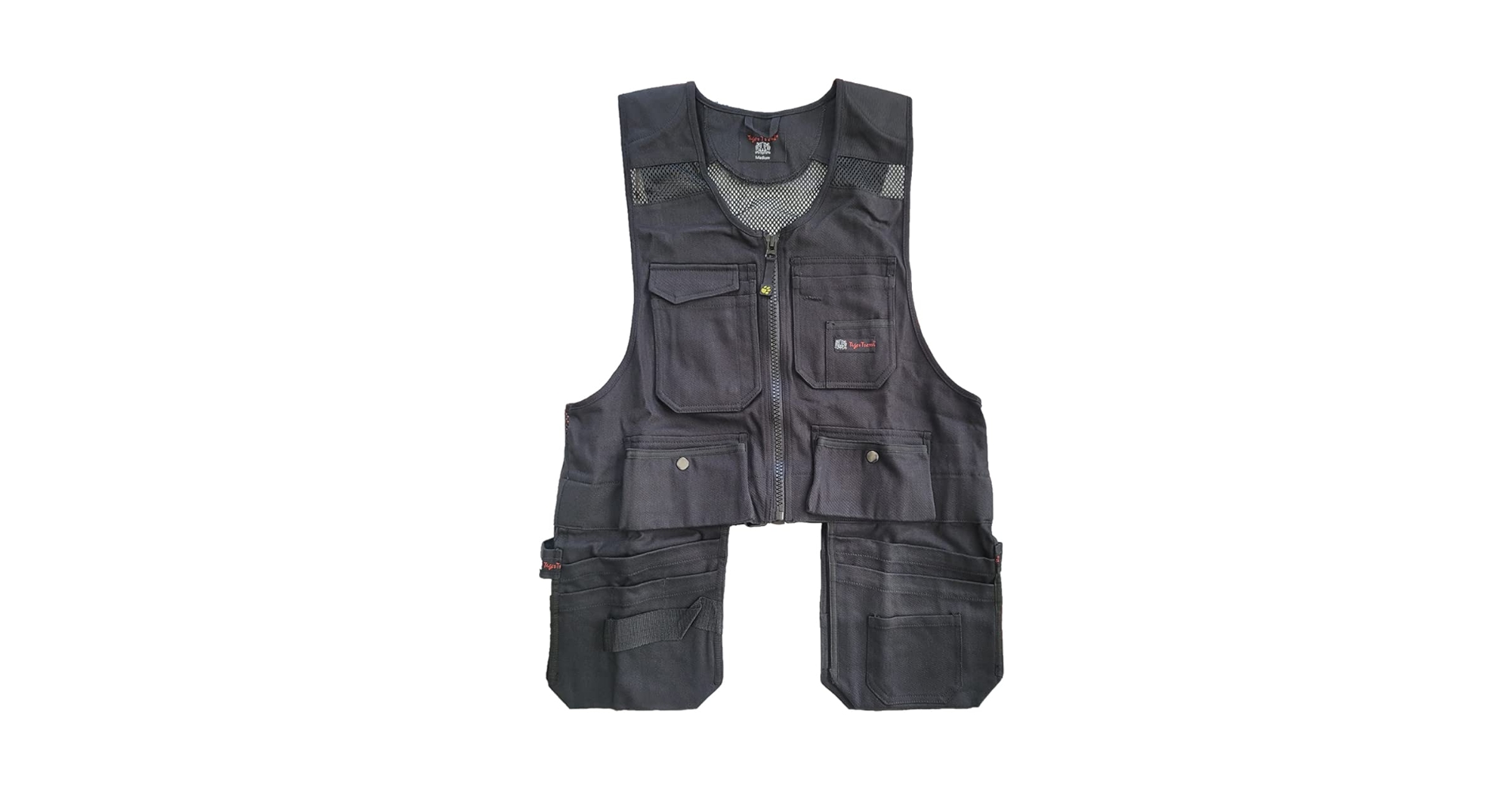 Amazon.com: Tiger Trends Men Work Vest Pockets Utility Vest
