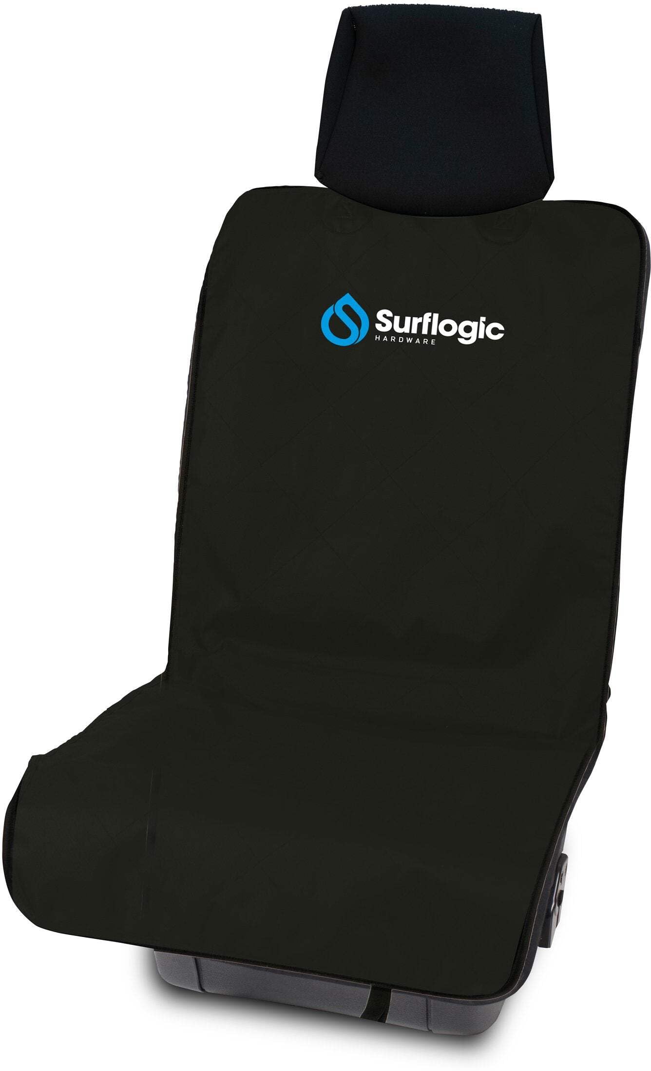 SURF LOGIC Waterproof Car Seat Cover Single Cover, Adulti Unisex, Neoprene/Black (Nero) Taglia Unica