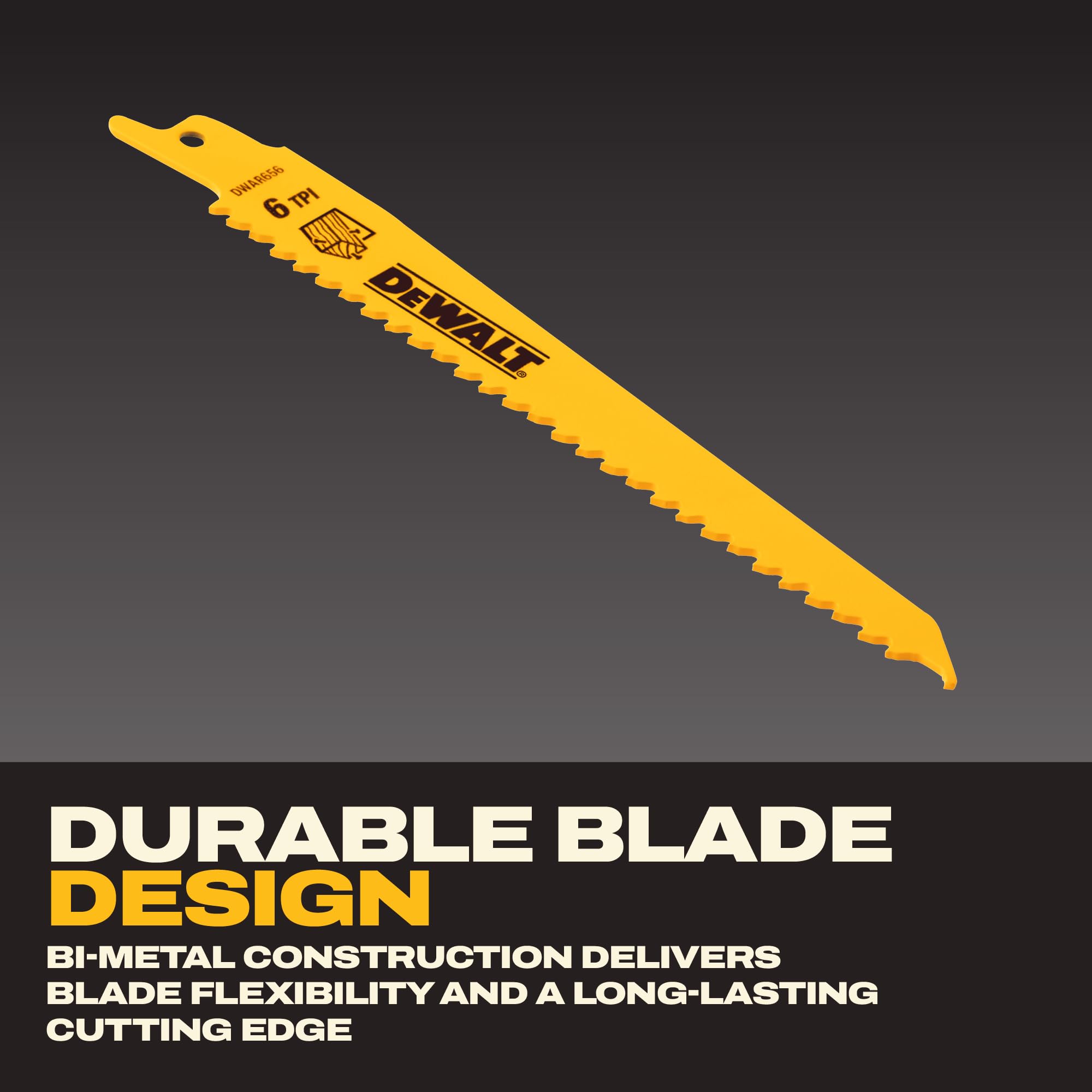 DEWALT Hojas de sierra alternativas, juego bimetálico con estuche, 10 piezas (DW4898)