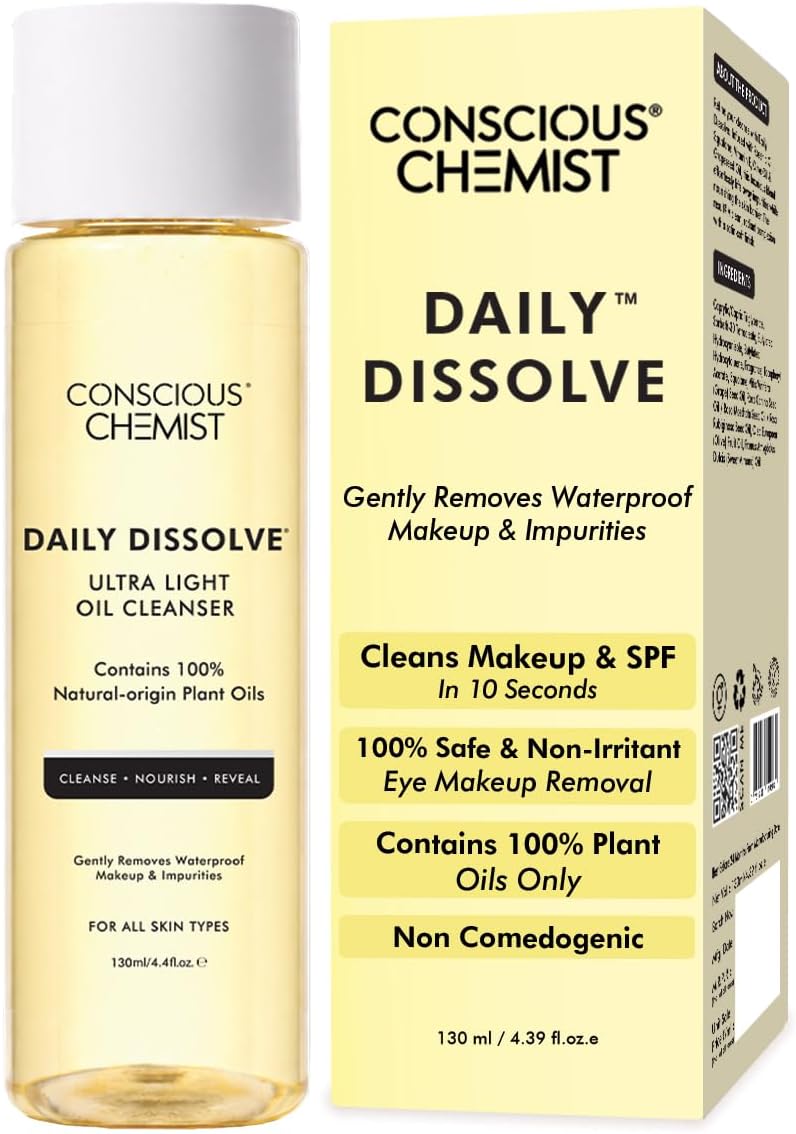 Ultra Light Oil Face Cleanser (100ml) With Olives | Removes Makeup, SPF And Impurities For Soft & Glowing Skin | 100% Natural Oils | Cruelty Free