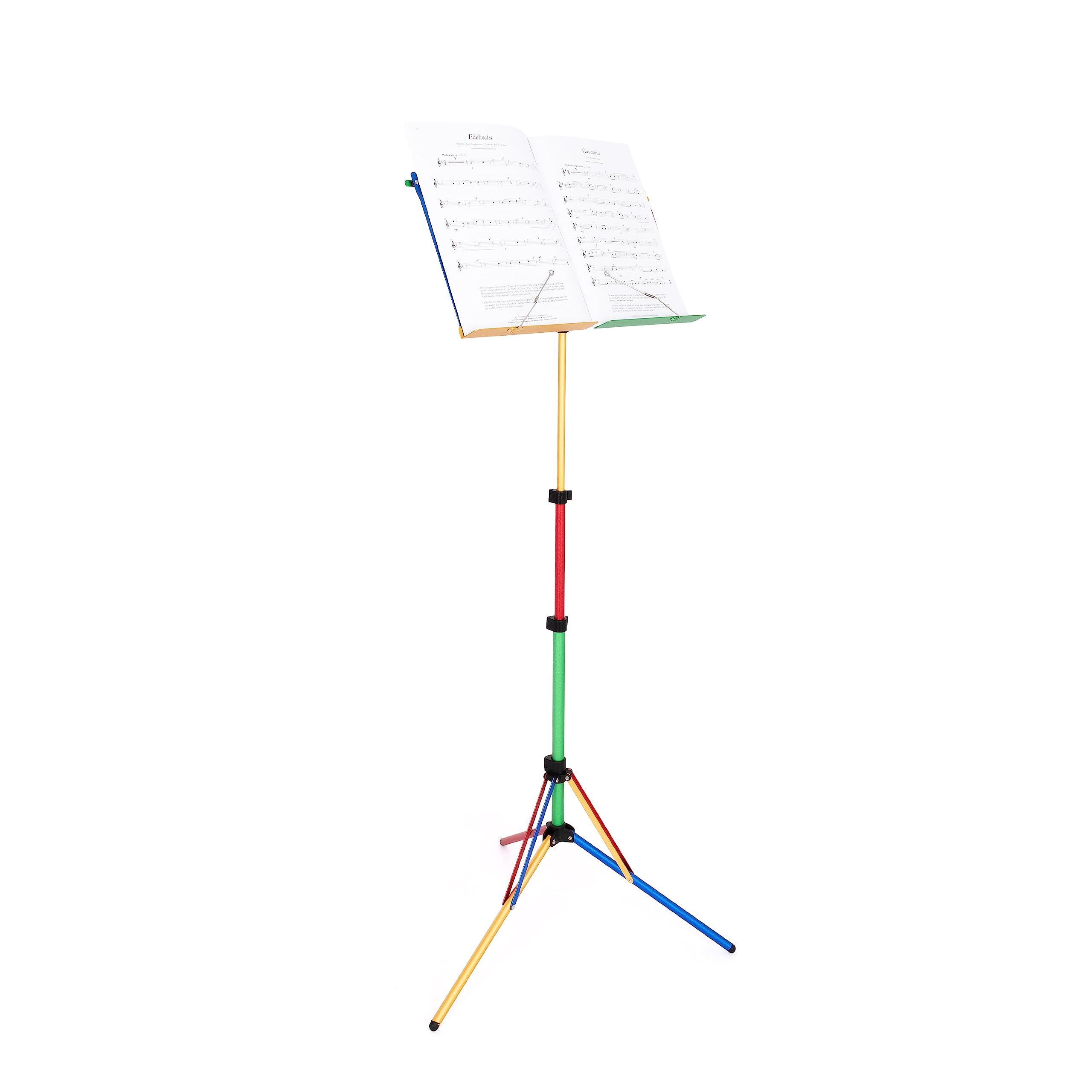 Musisca Lightweight Folding Music Stand - Rainbow - Image 3