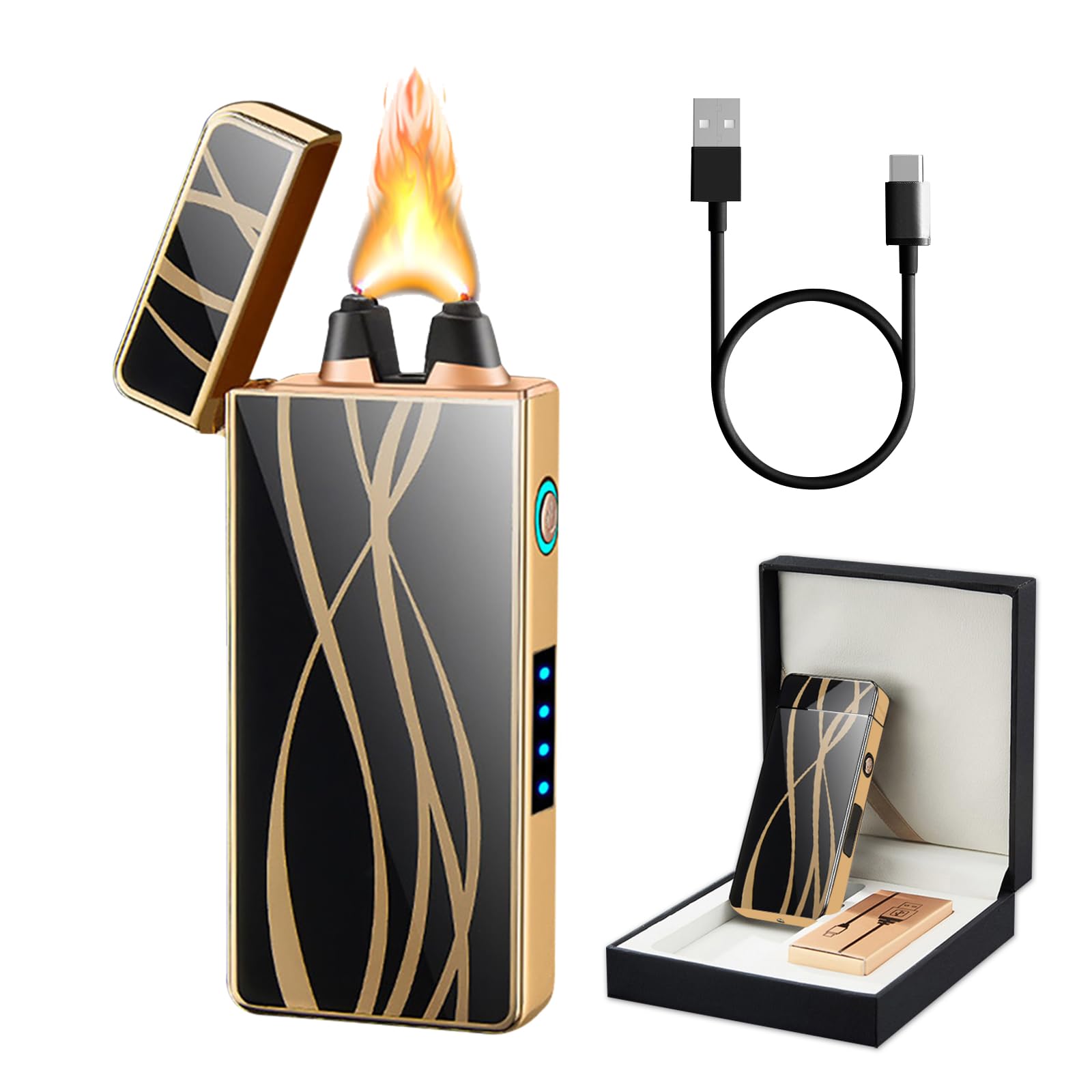 Amazon.co.jp: 電子ライター 火炎ライター プラズマライター