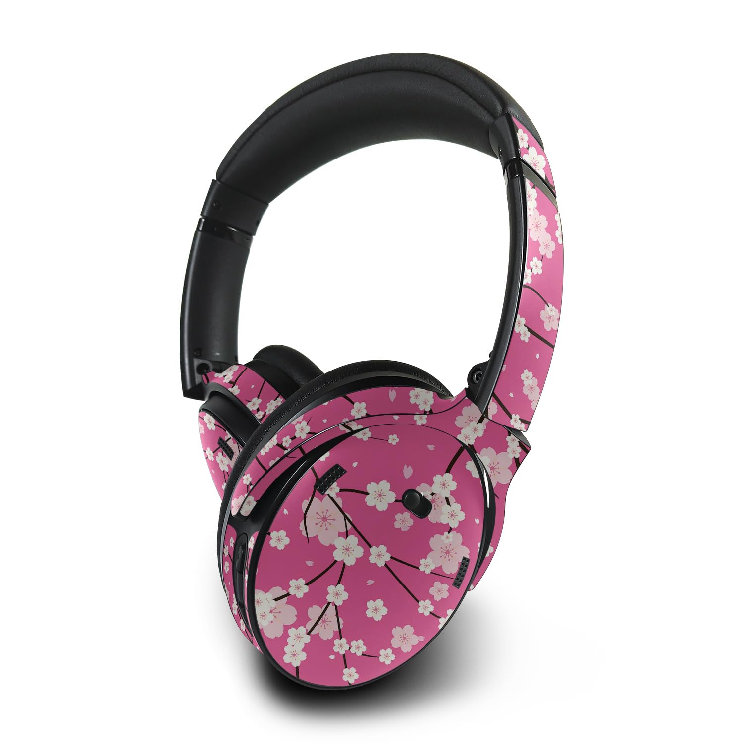 MightySkins Skin Compatible with Bose QuietComfort 45 Headphones - Sakura Pink | Protective, Durable, and Unique Vinyl Decal wrap Cover | Easy to Apply, Remove, and Change Styles | Made in The USA