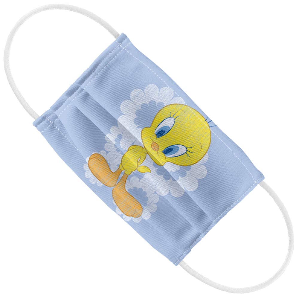 Popfunk Looney Tunes Kids Retro Tweety 1-Ply Reusable Face Mask Covering