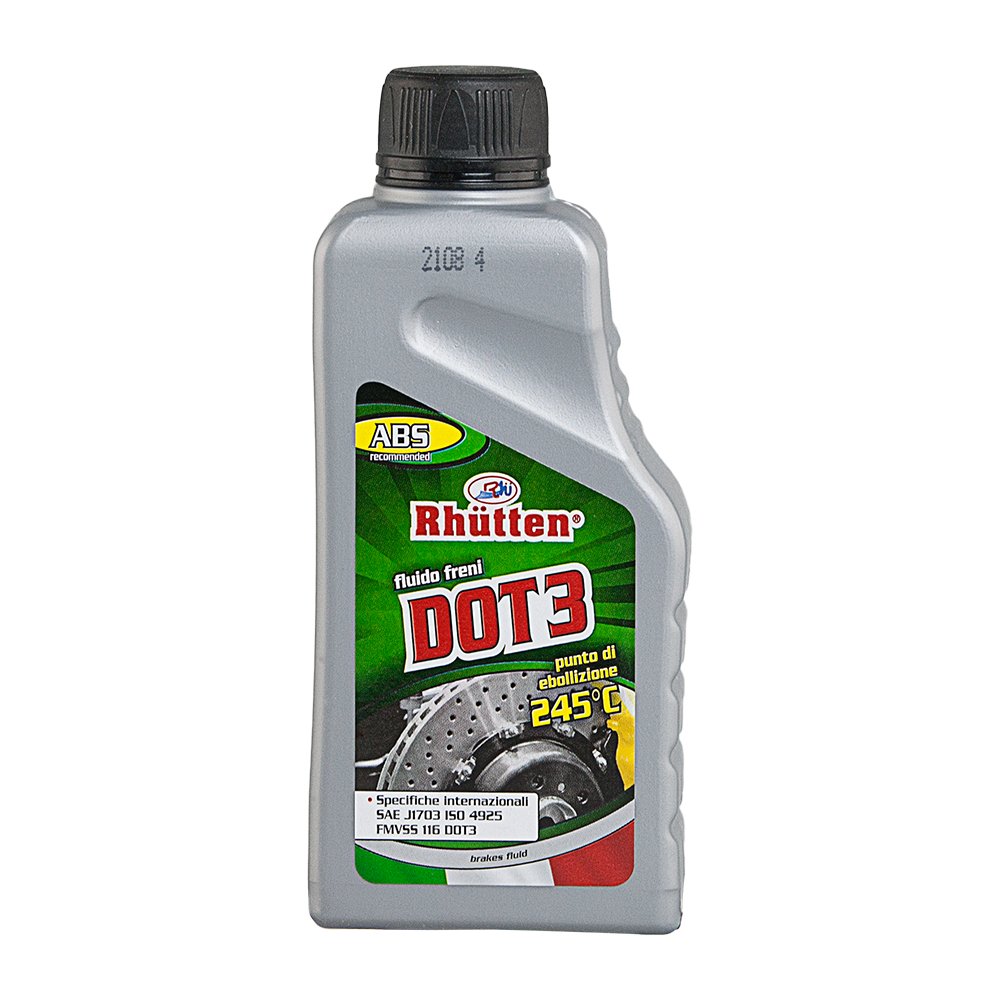 Rhutten, Fluido Freni Auto, Dot 3, 250ml