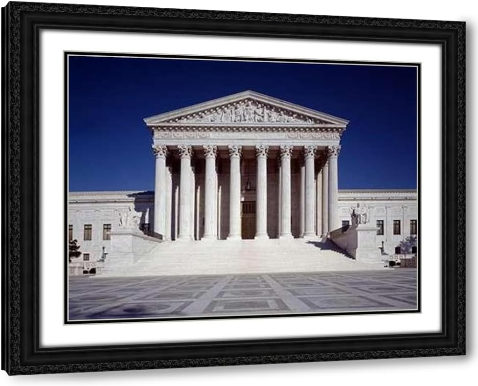 ArtDirect U.S. Supreme Court building, Washington, D.C. Custom Framed Art Print Giclee Print or Canvas Options with Various Sizes and Customization by Highsmith, Carol