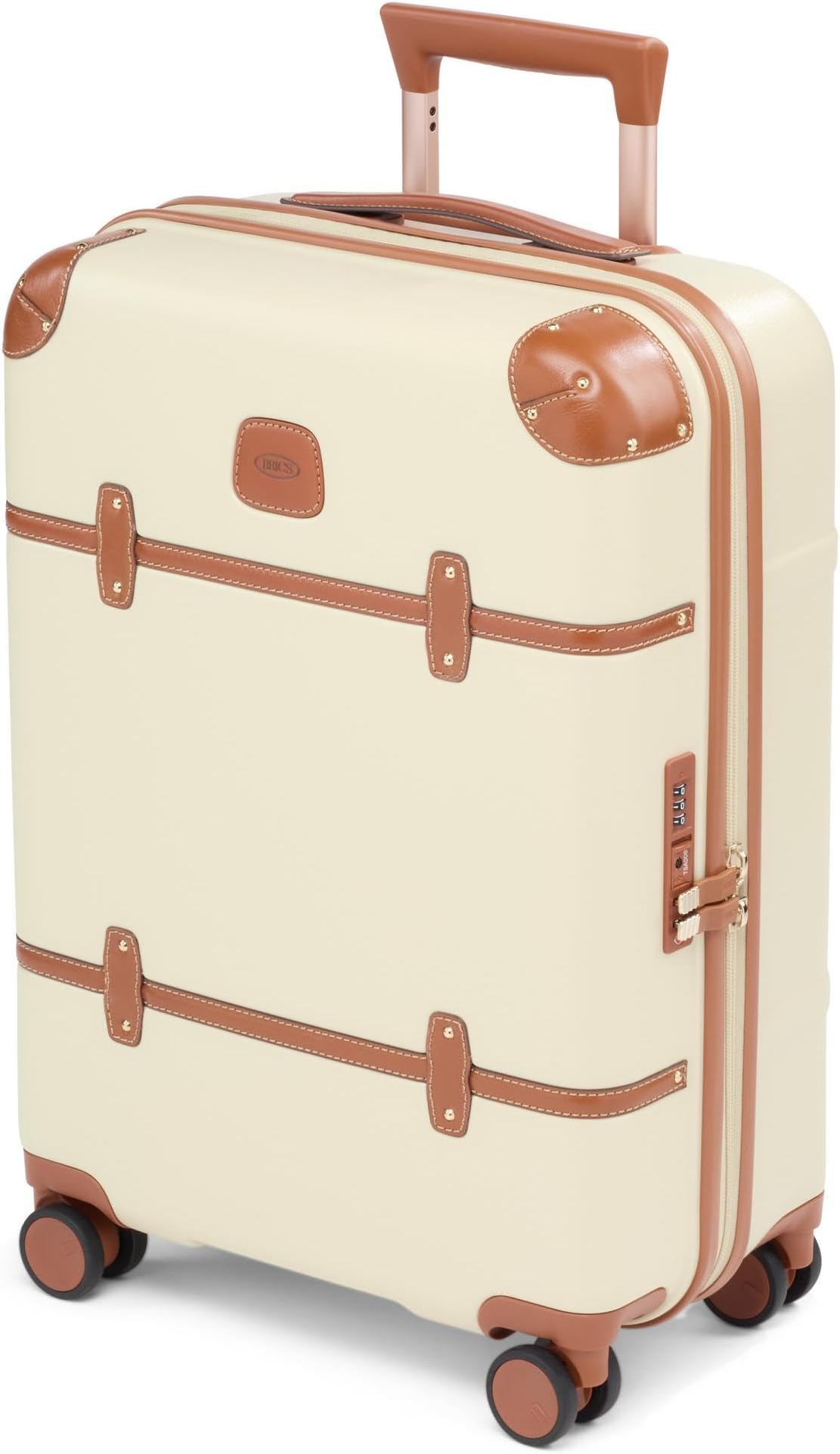 Bric's Spinner Trunk Carry-On Suitcase, cream