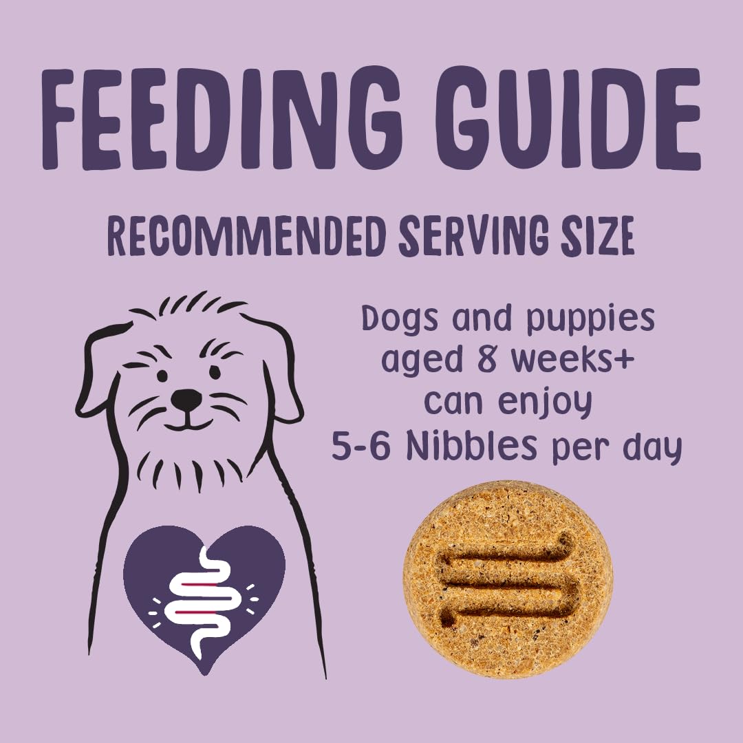 Scrumbles Nibbles, 100% Natural, Calming Dog Treats, Grain Free Turkey Training Treats, 100g pouch — view 7