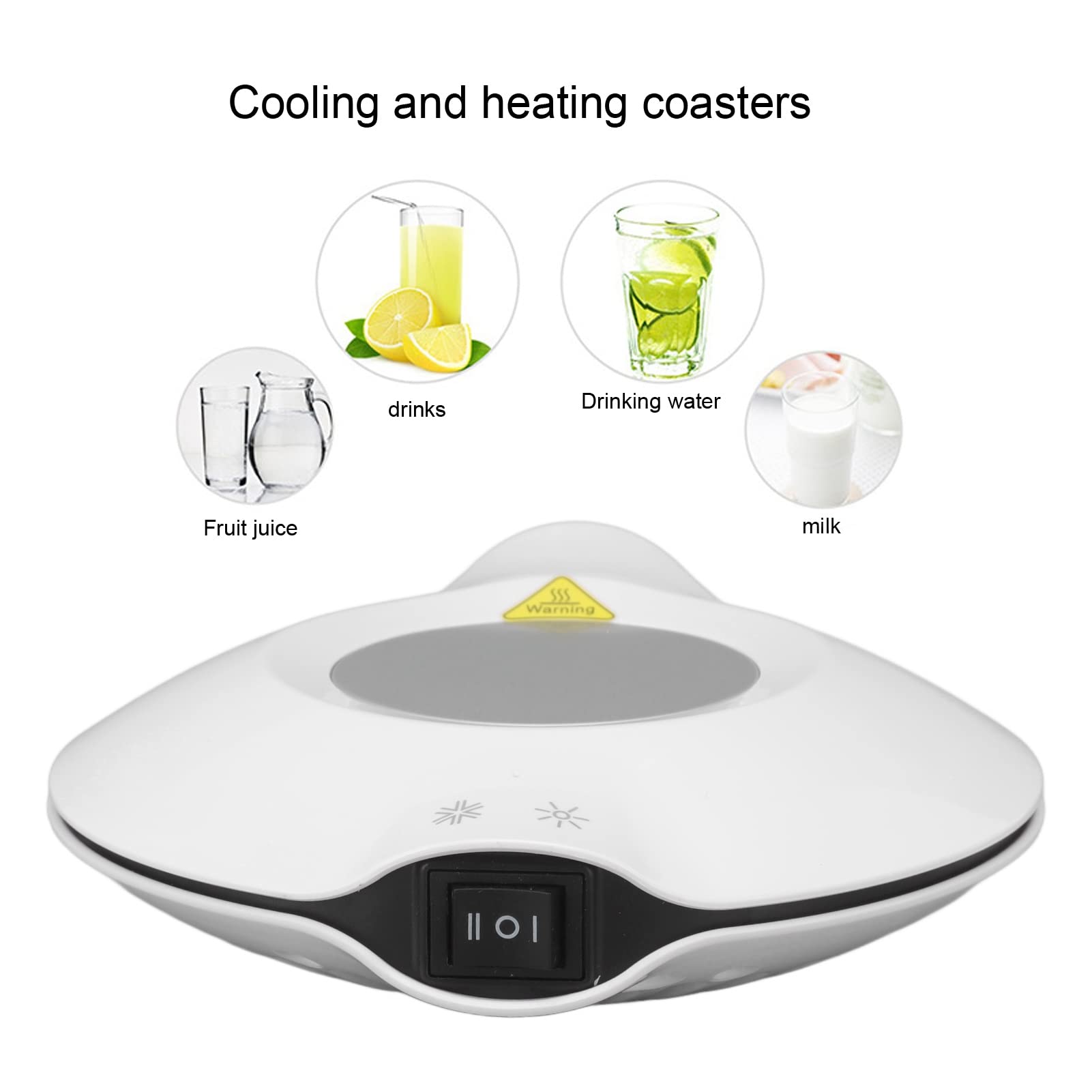 Calentador de tazas de café Calentador de tazas de café Calentador de café for escritorio Temperatura de hasta 65 ℃ Calentador de bebidas eléctrico alimentado por USB Placa calefactora de enfriamiento