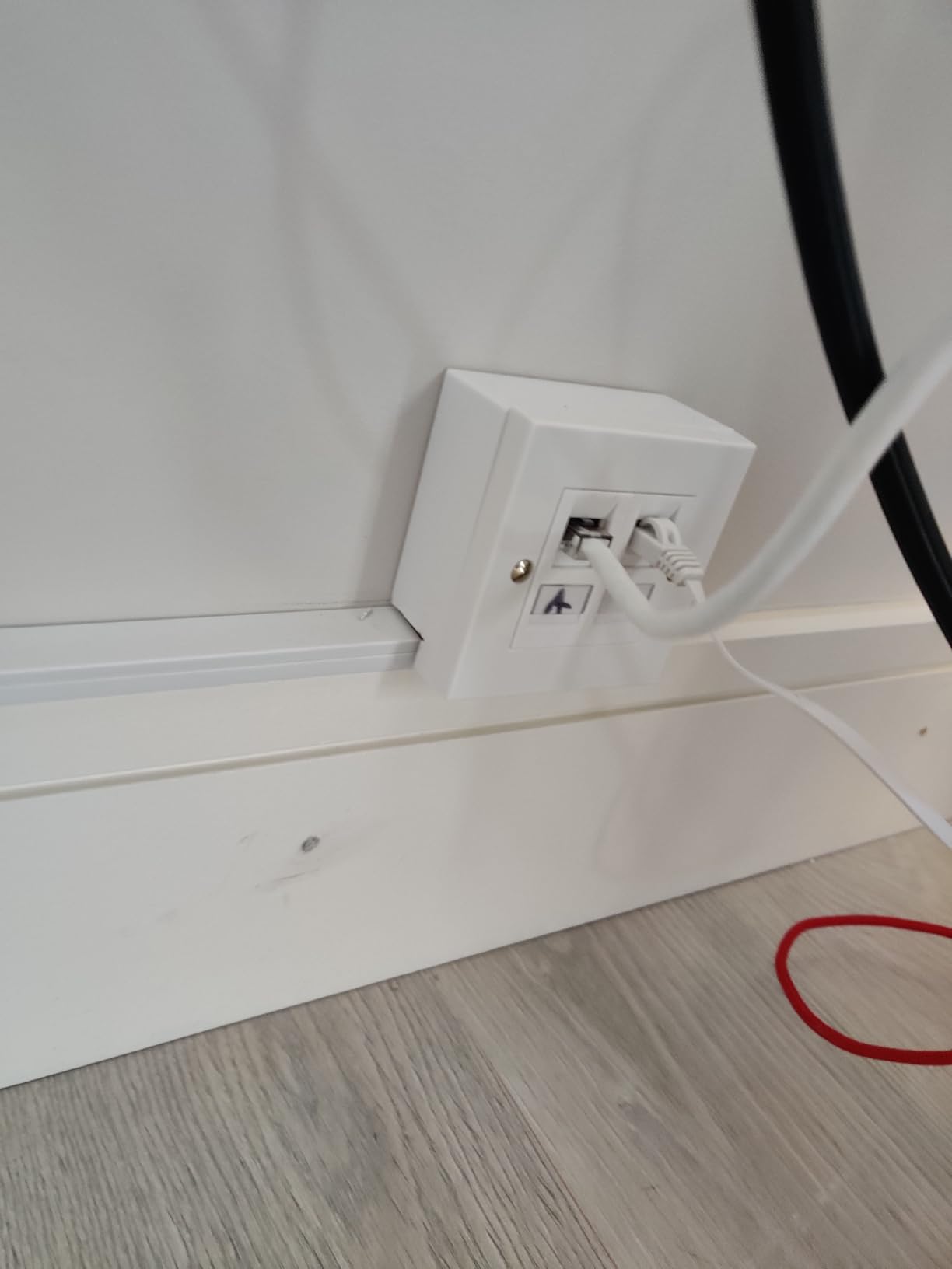 Back Box Rj45 LEENUE Single Gang Surface Mounted Back Box UK Standard 32mm Deep for ...