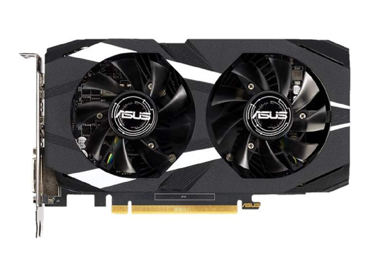 ASUS GeForce GTX 1650 Dual 4GB GDDR5 Graphics Card, 896 Core, 1485MHz GPU, 1665MHz Boost