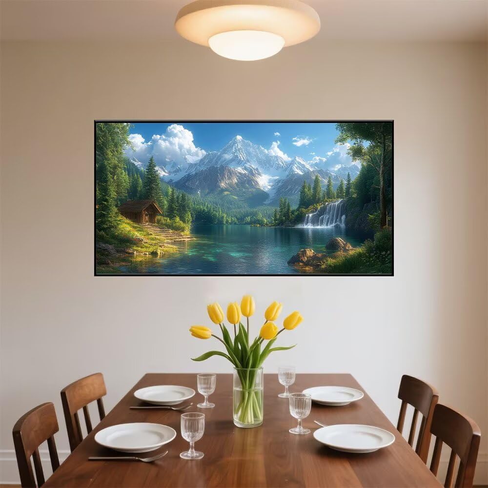 Zestawy do haftowania diamentowego dla dorosłych, zestaw artystyczny, wodospad, diamentowa sztuka dla dzieci, DIY, kryształowe zestawy do haftowania, sztuka i rzemiosło dla dorosłych, dekoracja