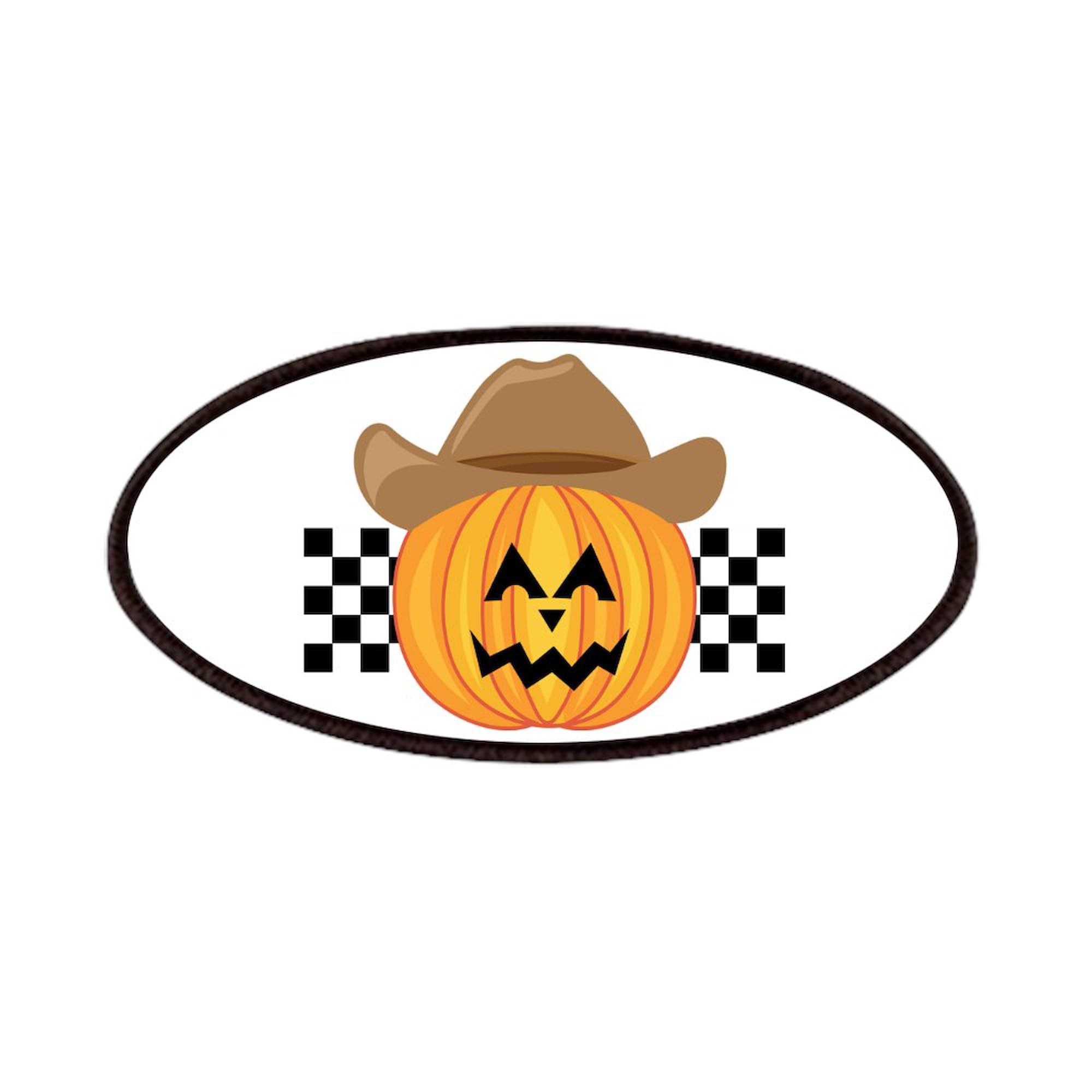 CafePress Western Halloween Cowboy Pumpkin 4